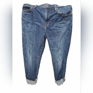 AG Adriano Goldschmied “The Stevie Cuff Petite” jeans